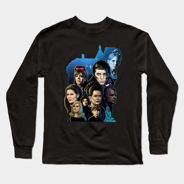 Dark Shadows Long Sleeve T-Shirt by UnleashedCreationz